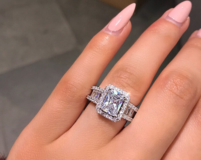 Wedding Ring Ladies Evening Party Jewelry - Image 5