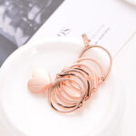 Heart Finger Ring Bracelet 2 in 1 Women Jewellery - Image 7