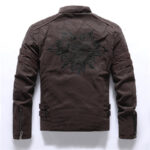 Men Fashion Pu Leather Jackets Coats - Image 2