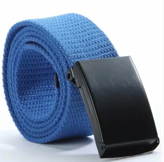 Candy-colored fashionable canvas belts for men and women - Image 3