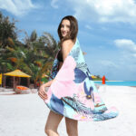 Quick-drying Bath Towel Swimming Towel Seaside Travel Beach Towel - Image 5