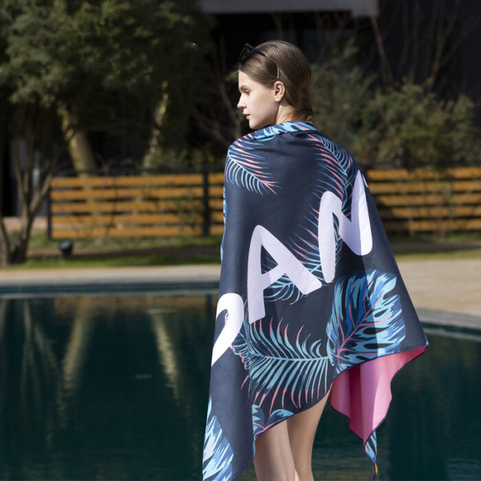 Quick-drying Bath Towel Swimming Towel Seaside Travel Beach Towel - Image 8