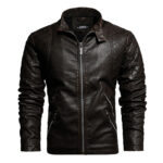 Men's Fashion Trendy Men Autumn And Winter Leather Jackets - Image 2