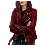 Zip leather jacket - Image 6