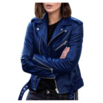 Zip leather jacket - Image 7