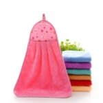 Coral Fleece Hand Towel Hanging Towel - Image 2