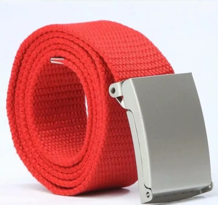 Candy-colored fashionable canvas belts for men and women - Image 9