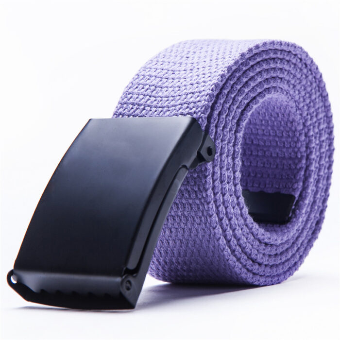 Candy-colored fashionable canvas belts for men and women - Image 7