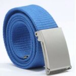Candy-colored fashionable canvas belts for men and women - Image 4