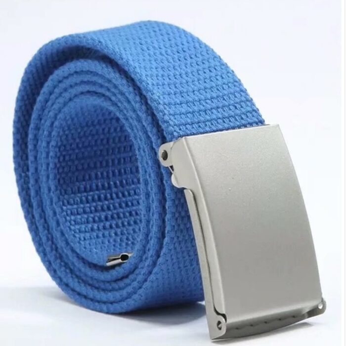 Candy-colored fashionable canvas belts for men and women - Image 4