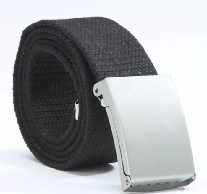 Candy-colored fashionable canvas belts for men and women - Image 1