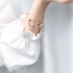 Heart Finger Ring Bracelet 2 in 1 Women Jewellery - Image 2