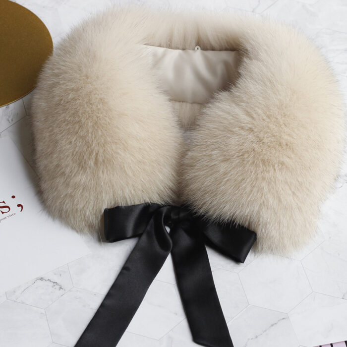 Ladies Winter Detachable Fur Collar - Image 6