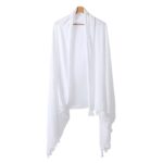 Towel Polyester White Embossed Beach Towel - Image 5