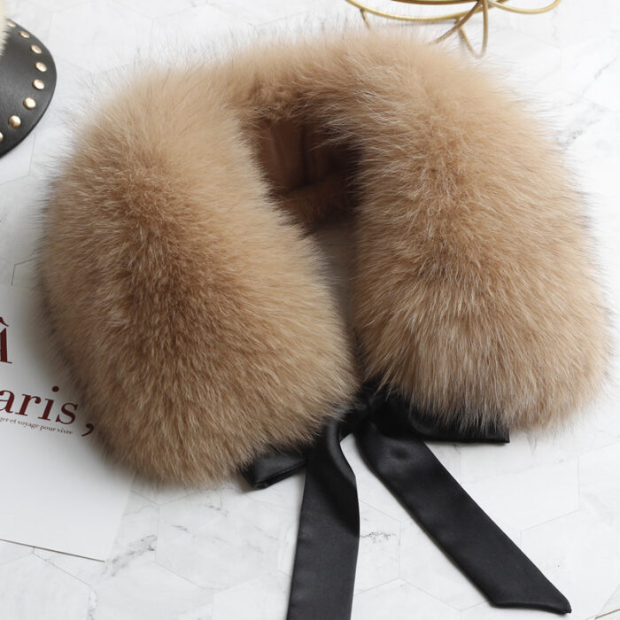 Ladies Winter Detachable Fur Collar - Image 4