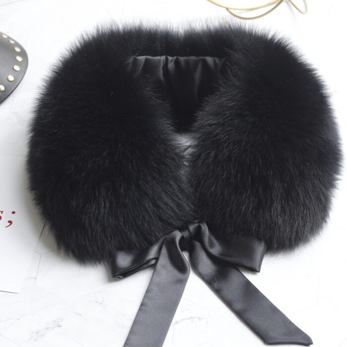 Ladies Winter Detachable Fur Collar - Image 3