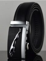 Men Automatic Buckle Leather Belts - Image 3