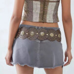 Retro Personality Men's And Women's Belts Exaggerated Hip Hop Punk Metal Cutout Round Fashion Belts - Image 3