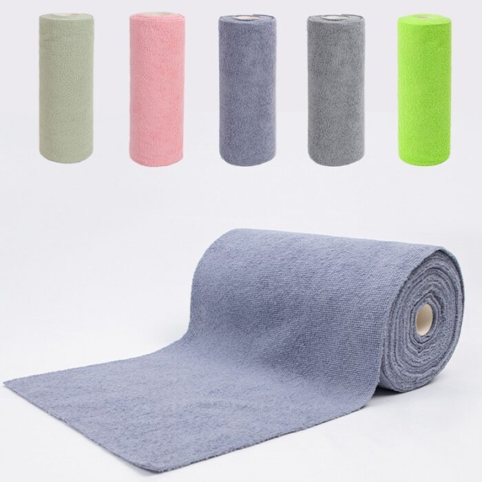 Kitchen Dish Towel Towel Roll Car Towel Hand-tearing Roll Rag - Image 4