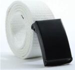 Candy-colored fashionable canvas belts for men and women - Image 10