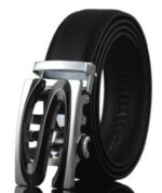 Men Automatic Buckle Leather Belts - Image 4