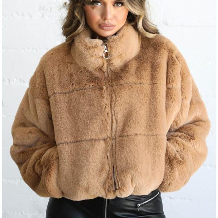 Ladies winter zip-up thermal jackets - Image 1