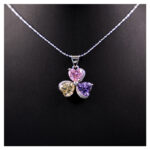 Clover Zircon Diamond Jewellery Set Women - Image 7