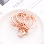 Heart Finger Ring Bracelet 2 in 1 Women Jewellery - Image 5