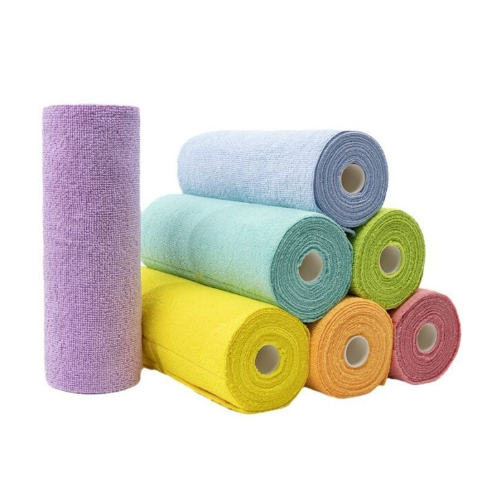 Kitchen Dish Towel Towel Roll Car Towel Hand-tearing Roll Rag - Image 2