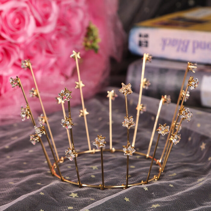 Bride Wedding Jewelry Handmade Star Crown - Image 1