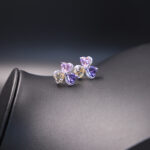 Clover Zircon Diamond Jewellery Set Women - Image 3