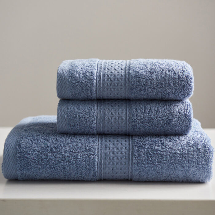 Minimalist Style Square Towel Towel Bath Towel Set Towel Pure Cotton - Image 6