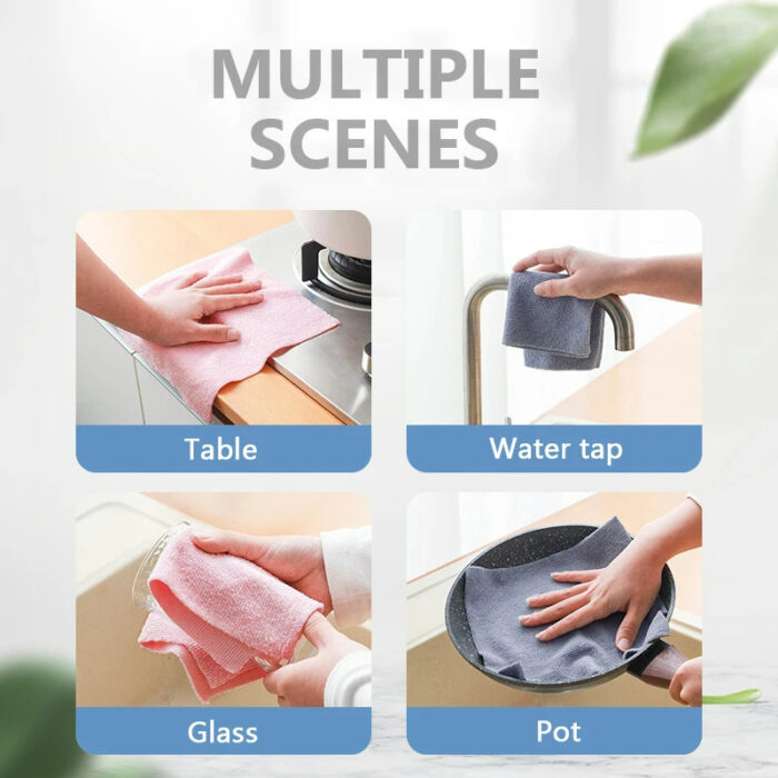 Kitchen Dish Towel Towel Roll Car Towel Hand-tearing Roll Rag - Image 3