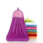 Coral Fleece Hand Towel Hanging Towel - Image 8