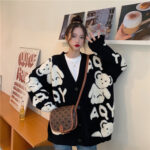 Ladies Fashion Winter Loose Lazy Top - Image 2