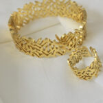 Adjustable Handcuff Ring Bracelet - Image 2