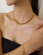 Rowena Stainless Steel Necklace for Women – Elegant Minimalist Jewelry - Image 3