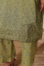 Saphron Urbane Embroidered 3-Piece Suit UEC-04 – Luxury Formal Wear for Women - Image 2