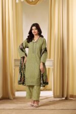 Saphron Urbane Embroidered 3-Piece Suit UEC-04 – Luxury Formal Wear for Women