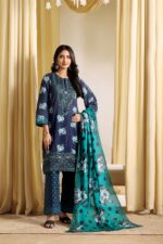 Saphron Urbane Embroidered 3-Piece Suit UEC-05 – Luxury Formal Wear for Women