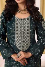 Saphron Urbane Embroidered 3-Piece Suit UEC-06 – Luxury Formal Wear for Women - Image 3