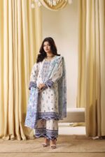 Saphron Urbane Embroidered 3-Piece Suit UEC-07 – Luxury Formal Wear for Women - Image 3