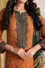 Saphron Urbane Embroidered 3-Piece Suit UEC-08 – Luxury Formal Wear for Women - Image 3