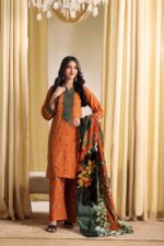 Saphron Urbane Embroidered 3-Piece Suit UEC-08 – Luxury Formal Wear for Women