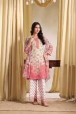 Saphron Urbane Embroidered 3-Piece Suit UEC-01 – Luxury Formal Wear for Women