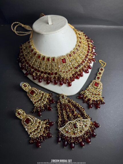 Zircon Bridal Jewelry Set for Women – Elegant Wedding Necklace Set