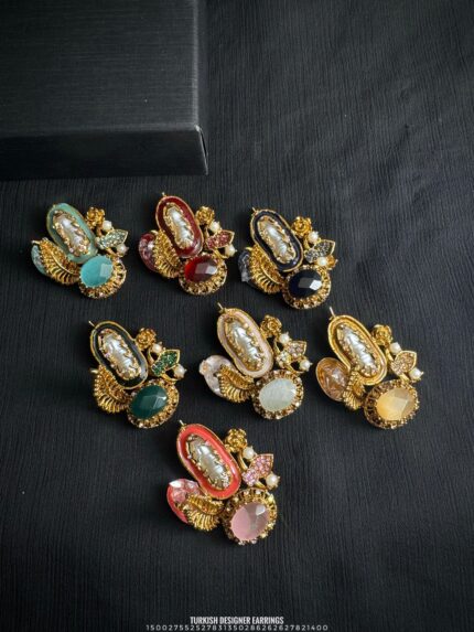 Turkish Designer Earrings for Women – Elegant Fashion Jewelry