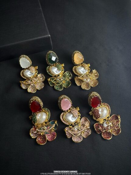 Turkish Designer Earrings for Women – Elegant Fine Quality Jewelry