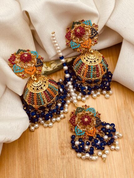 Jhumki Tika Set for Women – Elegant Traditional Jewelry