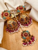 Jhumki Tika Set for Women – Elegant Traditional Jewelry - Image 5